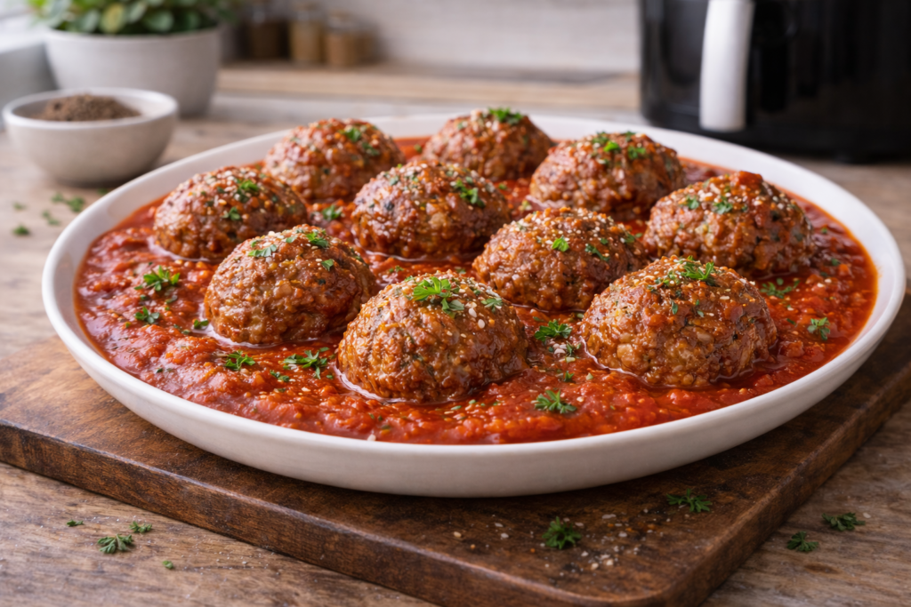 Almôndegas na Air Fryer​