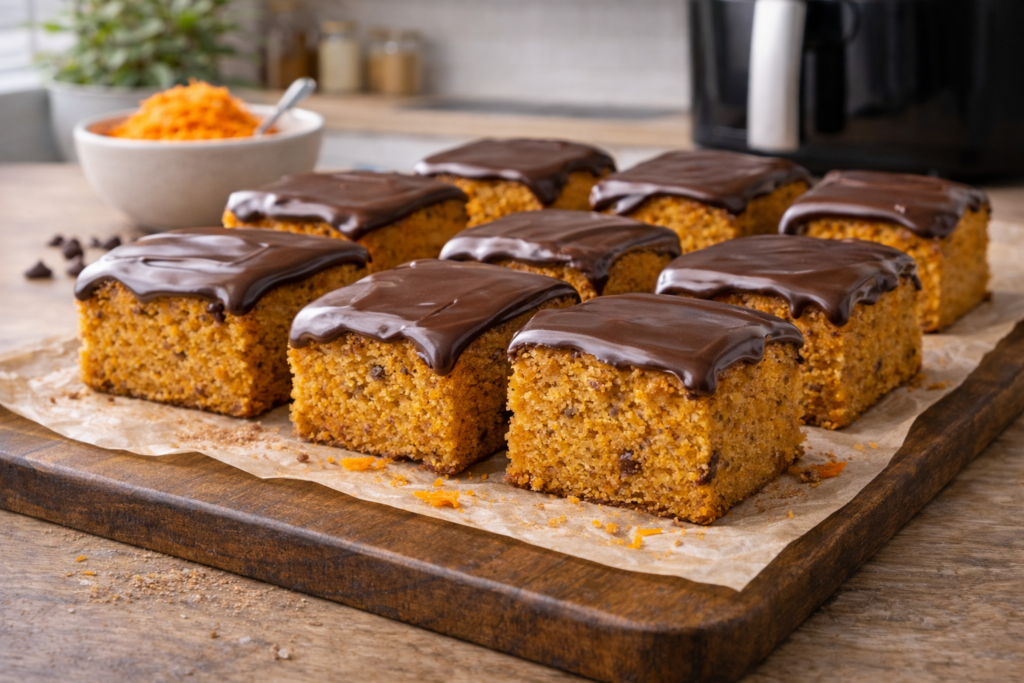 Bolo de cenoura na Air Fryer