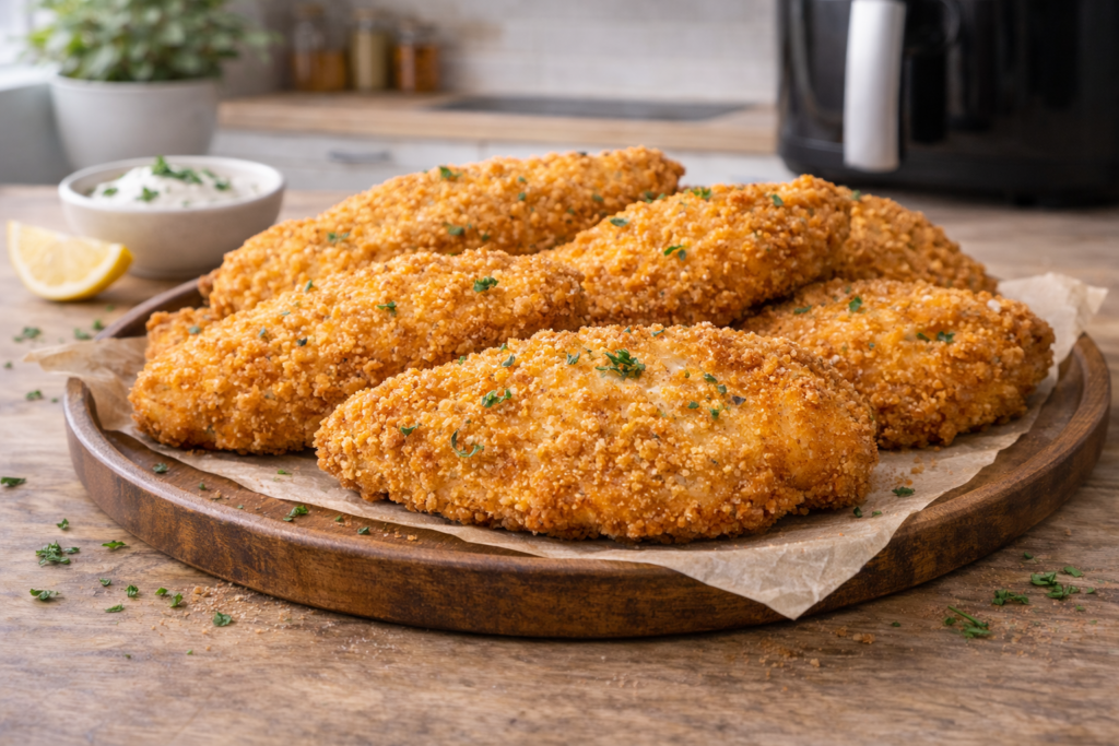 Frango empanado na Air Fryer​