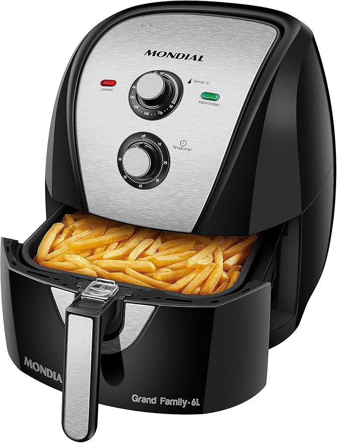 Fritadeira Sem Óleo Air Fryer 6 Litros AFN-60-BI Mondial — Mondial AFN-60-BI