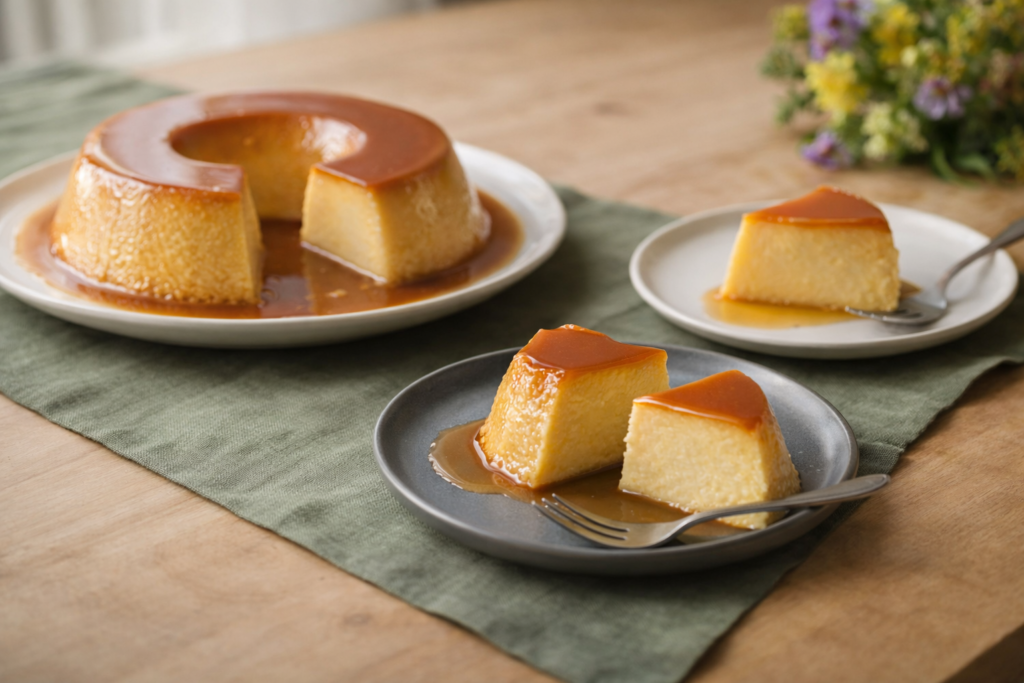 Pudim de leite na Air Fryer